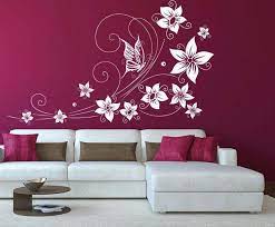 Modern Colors For Living Rooms Diy Wall Painting Creative Wall Decor Wall Painting