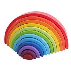 Finden sie hochwertige fotos, die sie anderswo vergeblich suchen. Regenbogen Holzbausteine Montessori Lernwelten Der Shop Fur Montessori Material
