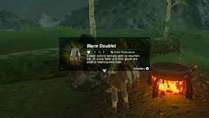Simply coming into contact with a lynel is more damaging, doing two full hearts of damage to link when he wears the blue mail. Zelda Breath Of The Wild How To Stay Warm Find The Warm Doublet Tips Prima Games