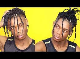 Box Braids Tutorial Travis Scott Lil Yachty Inspired Youtube Mens Braids Hairstyles Box Braids Men Braids For Long Hair