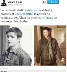 Adam Glass Tweet Supernatural Supernatural Fans Supernatural Fandom