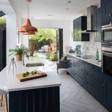 Cloud3 led flush mount ceiling light from blackjack lighting. 25 Functional Galley Kitchens With Pros And Cons Digsdigs