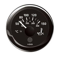 Cosa fare se è accesa quando l'automobile viene messa in moto, è possibile notare sul cruscotto, tra le varie spie che si accendono per qualche istante per poi spegnersi e rimanere spente subito dopo, anche la spia rossa della temperatura del liquido di raffreddamento del motore. Vdo Indicatore Temperatura Olio Motore Nero 50 150 C A2c59514160 Viewline Gamaronline Prodotti Per La Nautica