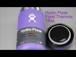 Hydro flask also makes food containers suited for anything from ice cream to soup. Hydro Flask Food Thermos 18oz Review Youtube