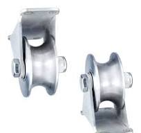 Furniture casters V-Groove Track Wheel,2pcs 304 Stainless ...