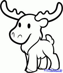 Moose Head Drawing Coloring Home Using quick, short strokes, draw a shape under the jaw for the moose's dewlap. moose head drawing coloring home