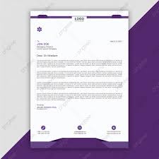 What is a business header? Purple Letterhead Design Sample Template Download On Pngtree