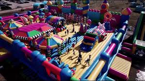 The World’s Largest Inflatable Bounce House | The Big Bounce America |  Grand Prairie, TX