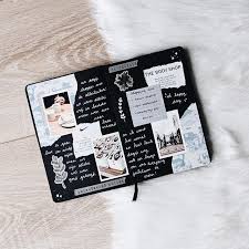 Aesthetic Black And White Bullet Journal Last Weekend I Tried Something New I Bought A Black Journal On Aliexpress And I M Going To Use This To Create Scrapbook Cover Scrapbook Journal Black Journals