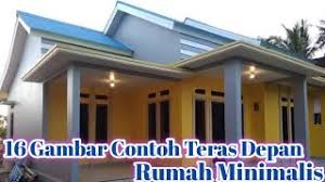 Selamat membangun rumah minimalis yang indah, elegan dan mewah. 16 Gambar Teras Depan Rumah Contoh Model Teras Rumah Minimalis Youtube