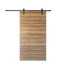 Interior barn doors create a rustic or modern look to any room in your home. Wooden Sliding Barn Door Hintex Home Interior Exterior Building Materials