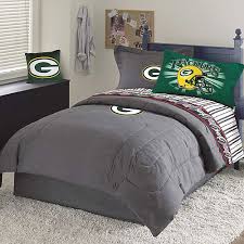 The sham and comforter shell are 60 percent cotton and 40 percent polyester. Green Bay Packers Nfl Team Denim Twin Comforter Sheet Set