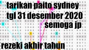 Prediksi Sydney 31 Dec 2020 Youtube