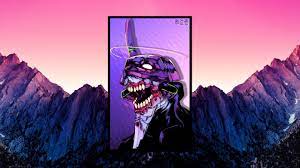 Purple Background Evangelion 1 0 Neon Genesis Evangelion Eva Unit 01 2k Wallpaper Hdwallpaper In 2021 Desktop Wallpaper Art Vaporwave Wallpaper Samurai Wallpaper