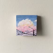 Acrylic Painting Ideas Aesthetic Mini Canvas Art Painting Art Projects Art Painting Bath time photography 43 ideas.
