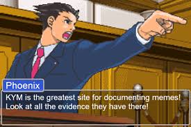 Phoenix Wright Ace Attorney Know Your Meme