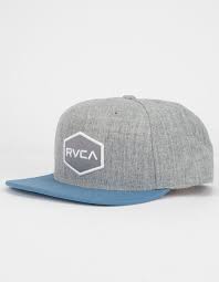 Rvca Commonwealth Gray Mens Snapback Hat Gray Mdahwcws Hgu Grey Snapback Snapback Hats Rvca