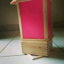 Kerajinan lampion dari stik es krim. Jual Lampion Dari Stik Es Krim Di Lapak Bagus Bukalapak
