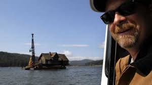 4,400-square-foot cabin sawed in two for barge transport