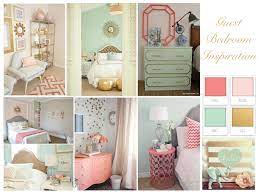 It Was Mint To Be Guest Bedroom Inspiration Coral Mint Bedroom Mint Green Bedroom