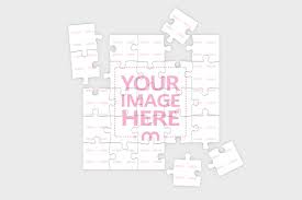Save and share your collages online, or use them as your facebook or twitter header. Jigsaw Puzzle Maker Mockup Generator