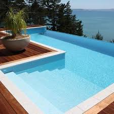 Infinity Pool Wooden Pool Deck Pool Designs Swimming Pool Trends