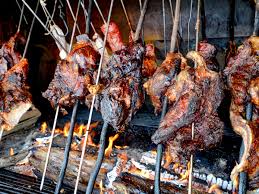 The ternera a la llanera or mamona is the typical food of los llanos orientales in colombia. Asadero Las Vegas En Cumaral