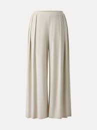 Sandwashed Mid Rise Pleated Wide Leg Palazzo Pant