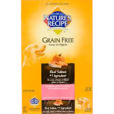 Nature S Recipe Grain Free Salmon Sweet Potato Pumpkin Dry Dog Food Dog Food Recipes Sweet Potato Pumpkin Recipe Chicken Sweet Potato