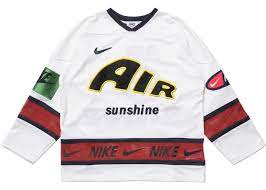 Nike X Cactus Plant Flea Market Hockey Jersey White In 2021 Sports Wear Fashion Street Wear Hockey Jersey