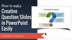 Leaving it on the screen helps prime questions from an audience often reluctant to. How To Make Creative Question Slides In Powerpoint Easily Youtube