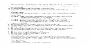 Menurut bartens (1993), kemandirian moral adalah kekuatan batin untuk mengambil sikap moral. Fungsi Etika Dan Moralitas Dalam Pelayanan Kebidanan Docx Document