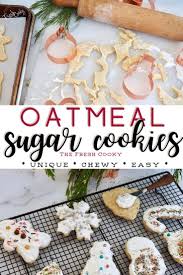 Oatmeal Rolled Sugar Cookies The Fresh Cooky Recipe Sugar Cookies Rolled Sugar Cookie Recipe Cookie Recipes