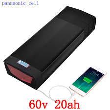 Liitokala 60v ebike battery 60v 20ah lithium ion battery electric bicycle battery 60v 1500w electric scooter battery. 60v 20ah Electric Bike Battery 60v 20ah Lithium Ion Battery Pack 60v 1500w Rear Rack Battery With Usb Port 67 2v 2a Charger April 2021