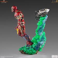 Spiderman angry minimal badge 5k. Iron Man Illusion Deluxe Art Scale 1 10 Spider Man Far From Home By Iron Studios Bunker158 Com