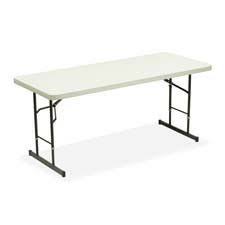 Iceberg Enterprises Products Folding Tables Adjustable Height 30 X96 X25 Platinum Sold As 1 Ea Folding Ta Folding Table Adjustable Height Table Table