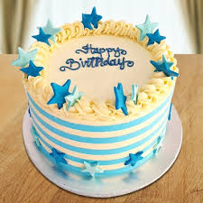 Birthday cake image bennisons bakery birthday specialty cakes custom decoration. Send Star Design Birthday Cake Online By Giftjaipur In Rajasthan