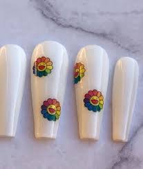 This is especially true when it comes to his iconic flower motif you'll find on. 20 Pcs Takashi Murakami Flower Nail Decals Water Transfer Etsy