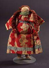 Central Plains Cloth Doll Cheyenne C Late 19th Century Muslin Body With Yarn Hair Painted Face Seed Beaded M Native American Dolls Indian Dolls Folk Doll