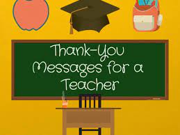 Make a thank you card for your teacher. Messages To Write In A Thank You Note Or Card For Teachers Holidappy