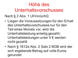 Unterhaltsvorschuss Rechtsgrundlage Ppt Herunterladen
