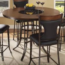 Round high top table set. Mcferran Dynasty Contemporary Round Table Counter High Dining Room Set 5pcs Rdynasty Ch 5pcs