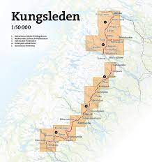 Although the hike is 440 km in total. Kungsleden Sverige Kartor Calazo Se