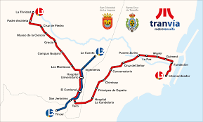 Sus municipios, parques naturales, etc. Datei Map Of The Tranvia De Tenerife Png Wikipedia