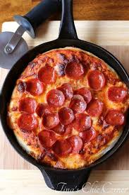 Skillet Pizza Skillet Pizza Recipes Homemade Pizza