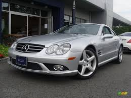 2008 Mercedes Benz Sl 55 Amg Roadster In Iridium Silver Metallic Mercedes Benz Benz Mercedes