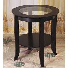 Modern side tables don't only give you a place to rest refreshments. Home Craft Wood Genoa End Table Walmart Com Walmart Com