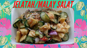 Jelatah Malay Salad Youtube