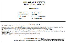 Soal ujian pkk smk kelas 11 semester 2. Soal Pas Kewirausahaan Kelas 11 K13 Tahun 2020 2021 Websiteedukasi Com