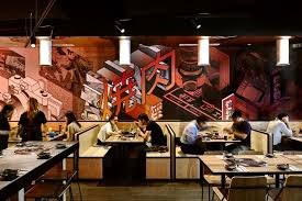 Tetsujin Japanese Restaurant By Principle Design Architects Eat Melbourne Australia Retail Design Blog Avec Images Design Blog Design Restaurant